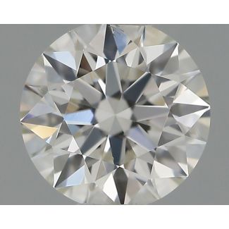 0.4 Carat Round G SI1 EX VG IGI Natural Diamond