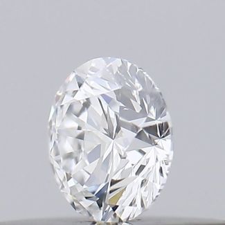 0.19 Carat Round D SI1 EX GIA Natural Diamond