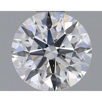 0.72 Carat Round H VS2 EX GIA Natural Diamond