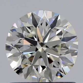 0.80 Carat Round K VS1 EX GIA Natural Diamond