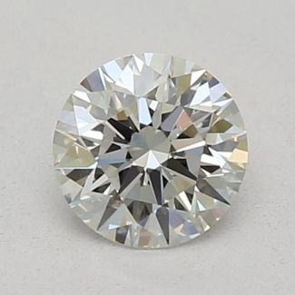 0.34 Carat Round E VVS1 EX GIA Natural Diamond