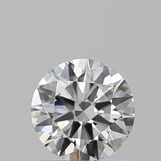 0.6 Carat Round F VVS1 EX GIA Natural Diamond