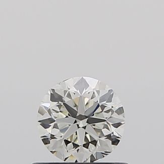 0.50 Carat Round J VVS2 VG EX GIA Natural Diamond