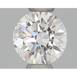 0.32 Carat Round H SI1 EX GIA Natural Diamond