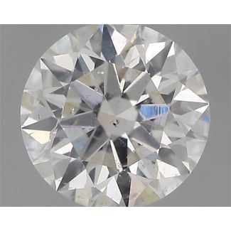 0.41 Carat Round F SI2 EX GIA Natural Diamond