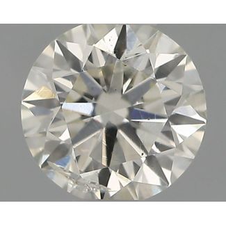 0.3 Carat Round H SI2 EX VG IGI Natural Diamond