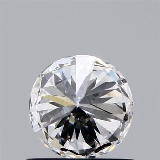 0.7 Carat Round F VVS2 EX GIA Natural Diamond