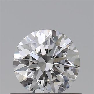 0.5 Carat Round F VS1 EX GIA Natural Diamond