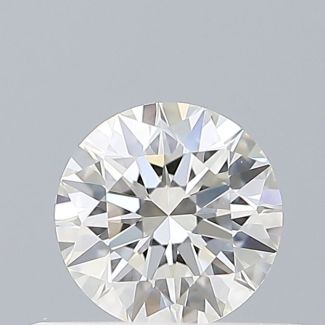 0.35 Carat Round F VVS2 EX GIA Natural Diamond