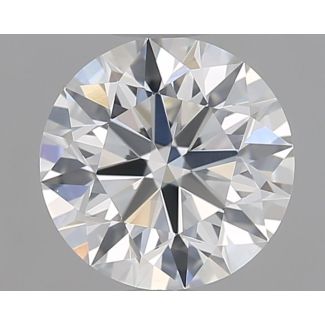 1.11 Carat Round D VVS2 EX GIA Natural Diamond