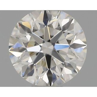 0.4 Carat Round H VS1 EX IGI Natural Diamond