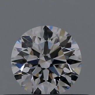 0.34 Carat Round D VS1 EX GIA Natural Diamond