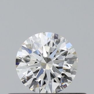 0.3 Carat Round H VVS1 EX GIA Natural Diamond