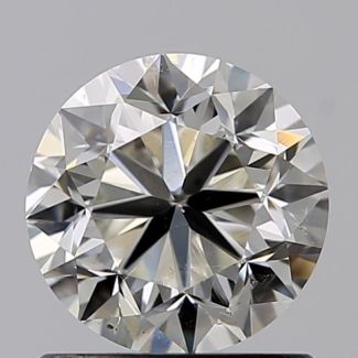 1.01 Carat Round J SI1 GD EX GIA Natural Diamond