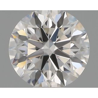 0.4 Carat Round E VVS2 EX GIA Natural Diamond