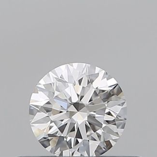 0.31 Carat Round D IF EX GIA Natural Diamond