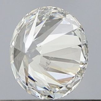 0.53 Carat Round E SI1 EX GIA Natural Diamond