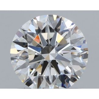 1.08 Carat Round H VVS2 EX GIA Natural Diamond