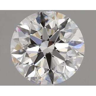 1.7 Carat Round H VVS2 EX GIA Natural Diamond