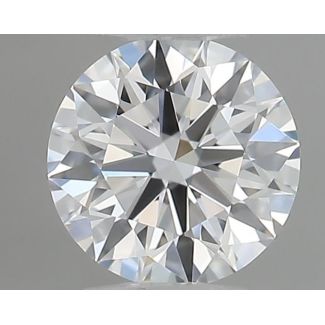 0.24 Carat Round E VVS1 EX GIA Natural Diamond