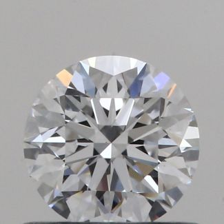 0.58 Carat Round D VS1 EX GIA Natural Diamond