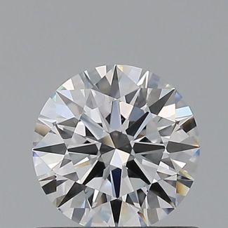 0.6 Carat Round D VVS1 EX GIA Natural Diamond