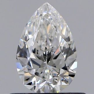 0.50 Carat Pear E VS2 - EX VG GIA Natural Diamond