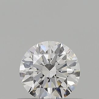 0.4 Carat Round D SI1 EX GIA Natural Diamond