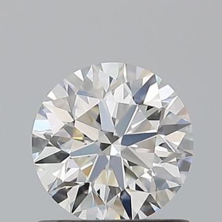 0.77 Carat Round H VVS2 EX GIA Natural Diamond