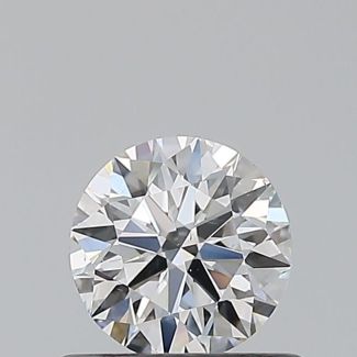 0.5 Carat Round E SI1 EX VG GIA Natural Diamond