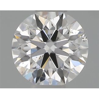 0.30 Carat Round D SI1 EX VG GIA Natural Diamond