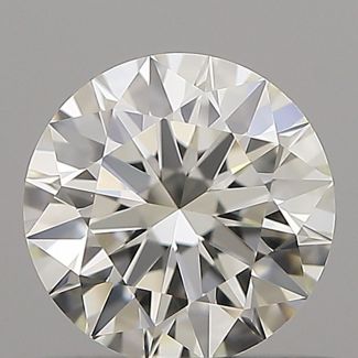 0.51 Carat Round H VVS1 EX IGI Natural Diamond