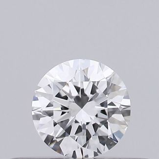 0.23 Carat Round E VVS2 EX GIA Natural Diamond