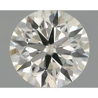 0.5 Carat Round H VS2 EX IGI Natural Diamond