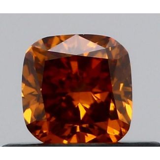 0.37 Carat Cushion Modified Fancy Deep Brown I1 - VG GD GIA Natural Diamond