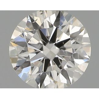 0.31 Carat Round H SI1 EX IGI Natural Diamond