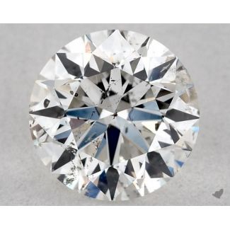 1.00 Carat Round F SI2 EX VG GIA Natural Diamond