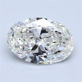 3.01 Carat Oval G VVS1 - EX VG GIA Natural Diamond