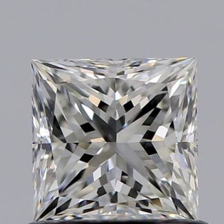 0.70 Carat Princess H VVS2 - EX VG GIA Natural Diamond