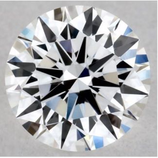 0.32 Carat Round D VVS2 EX VG GIA Natural Diamond