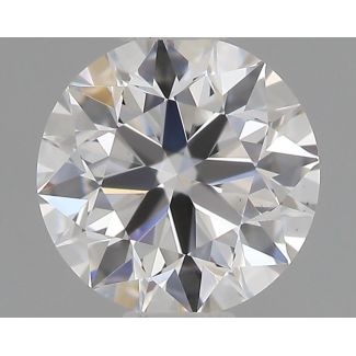 0.44 Carat Round D VS1 EX GIA Natural Diamond