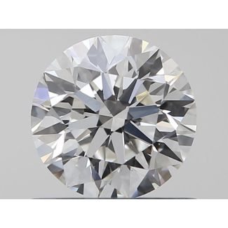 0.6 Carat Round I VS1 EX GIA Natural Diamond