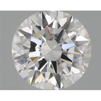 0.49 Carat Round G VS2 EX GIA Natural Diamond