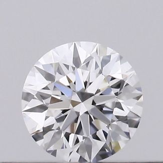 0.2 Carat Round D VVS2 EX GIA Natural Diamond