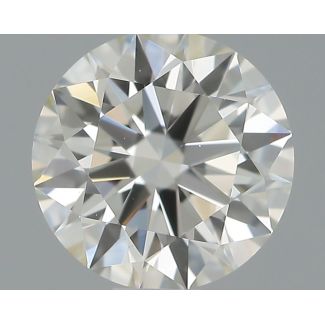 0.5 Carat Round H VVS2 EX IGI Natural Diamond