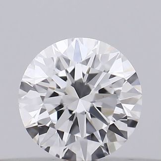 0.18 Carat Round D VS2 EX VG GIA Natural Diamond