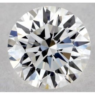 0.37 Carat Round E VVS1 EX GIA Natural Diamond