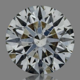 0.55 Carat Round G SI2 VG EX GIA Natural Diamond