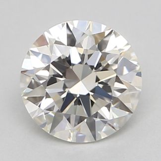 0.47 Carat Round I VVS1 EX GIA Natural Diamond