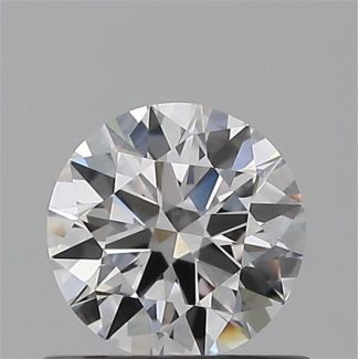 0.50 Carat Round D VVS2 EX VG GIA Natural Diamond